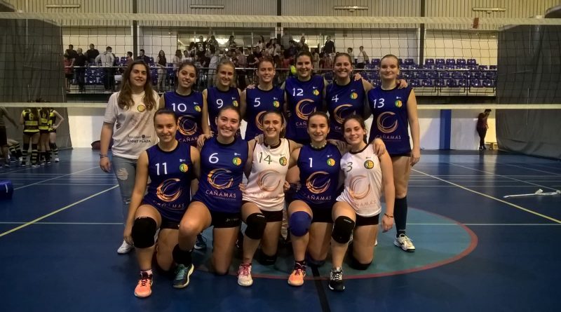 Equipo femenino juvenil de Oliva: Cañamas Volei Oliva.